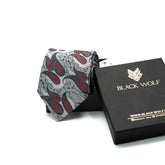 SILVER INFERNO TIE